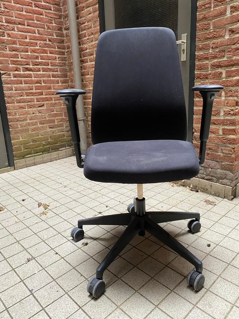 Interstuhl bureaustoel - Zwart, Gebruikt, Ophalen, Gebruikt, Zwart, Bureaustoel