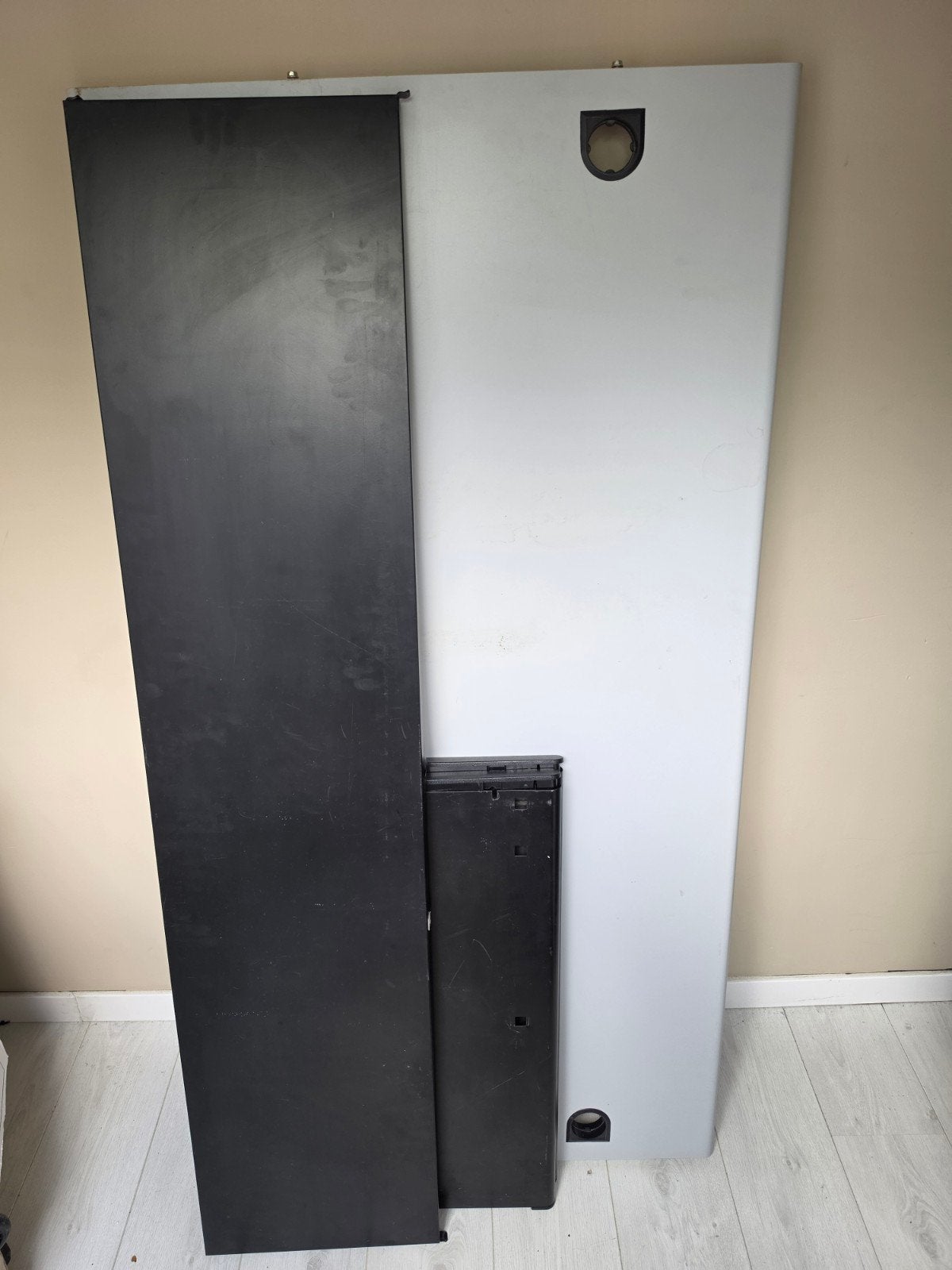 bureau stalen staanders robuust, Ophalen, Gebruikt, 150 tot 200 cm, Minder dan 100 cm