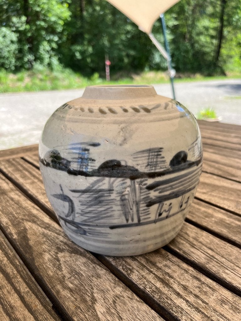 Chinese voorraadpot | gemberpot, Antiek en Kunst, Antiek | Keramiek en Aardewerk, Ophalen of Verzenden