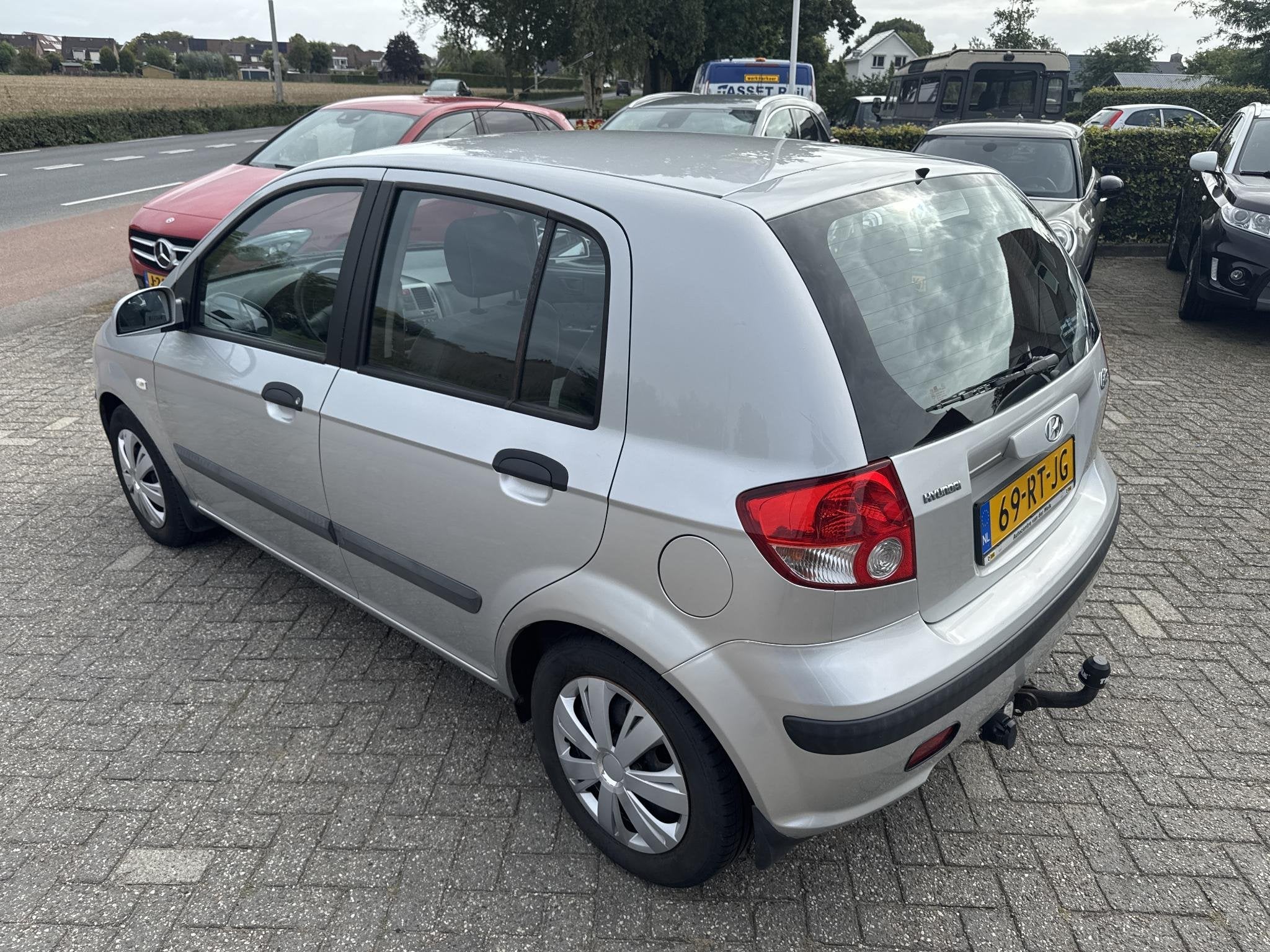 Hyundai Getz 1.3i GLS, 4 cilinders, 82 pk, Getz, Zilver of Grijs