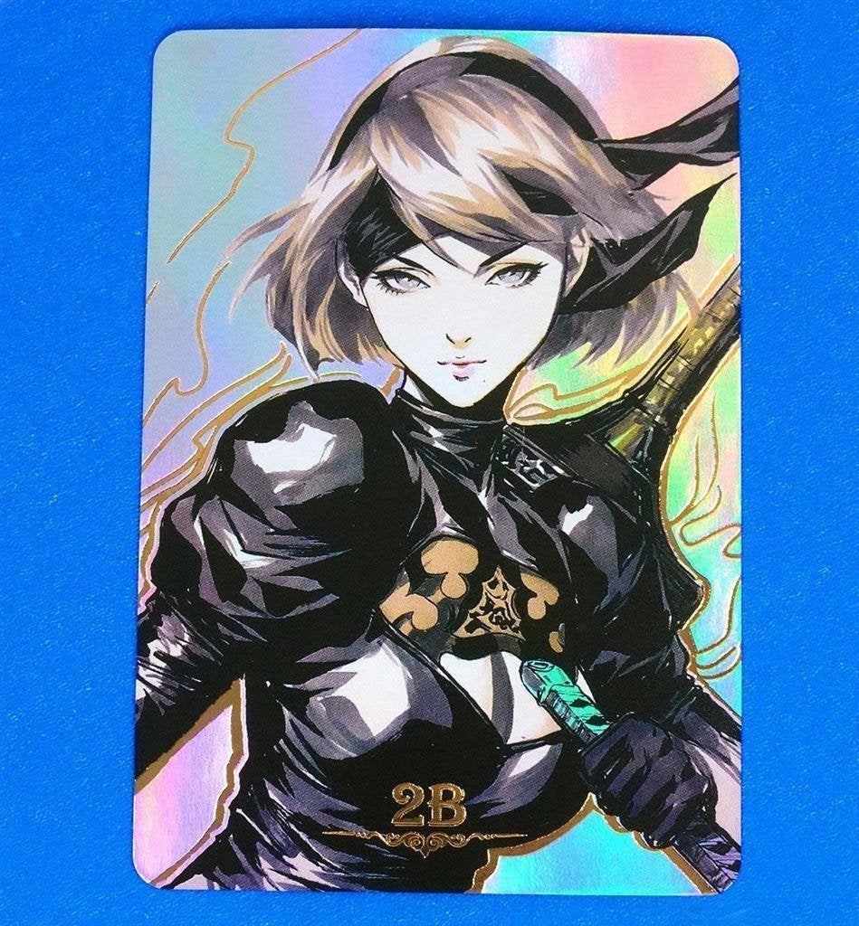 2B NieR Automata Rainbow Foil Holo Card, Verzenden, Kuifje, Nieuw, Beeldje of Figuurtje