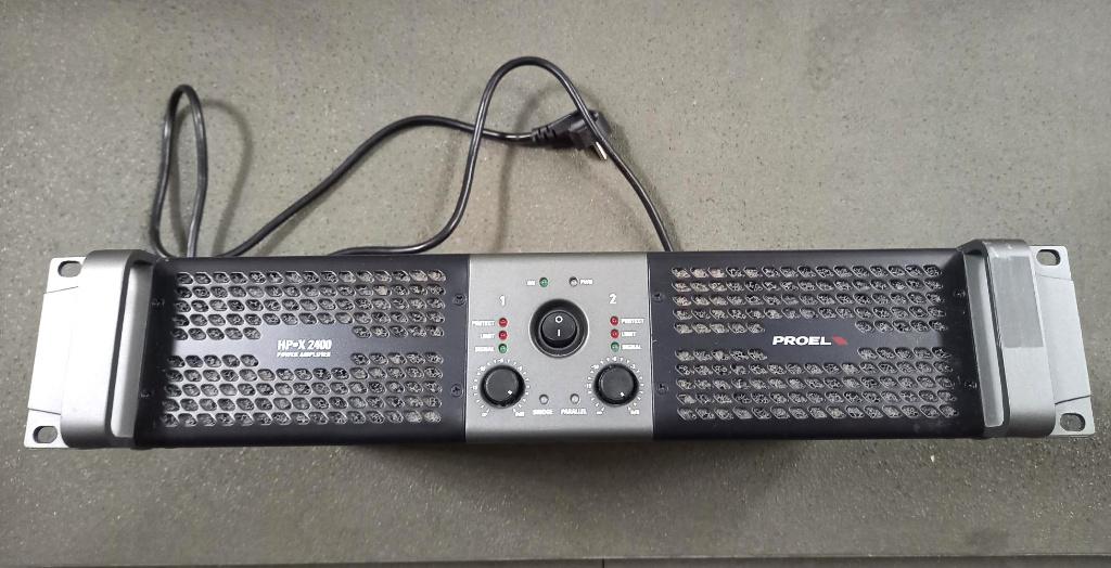PROEL HPX2400 POWER AMPLIFIER, Zo goed als nieuw, 120 watt of meer, Stereo, Ophalen