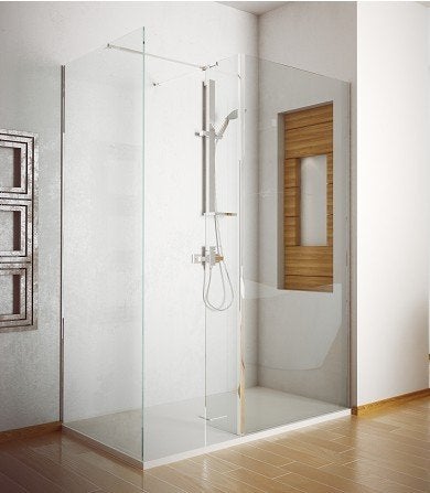 INLOOPDOUCHE 140x90 cm 8 mm - showroommodel, Ophalen, Zo goed als nieuw