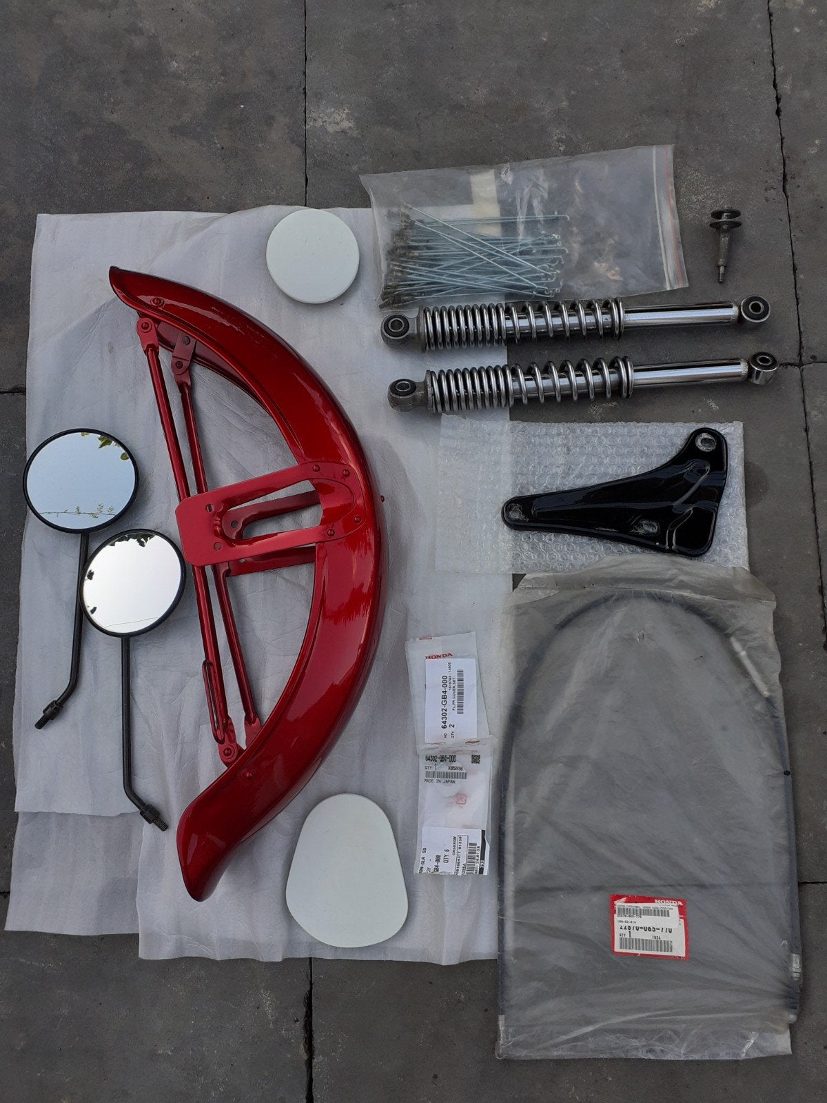 Div onderdelen o.a. Honda Benly 50 CL50 C50 (evt. SS50 SS ), Ophalen, Overige typen, Overige merken
