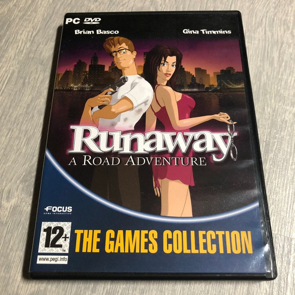 PC DVD-ROM Game – Runaway A Road Adventure – Focus, Avontuur en Actie, Gebruikt, 1 speler, Ophalen of Verzenden