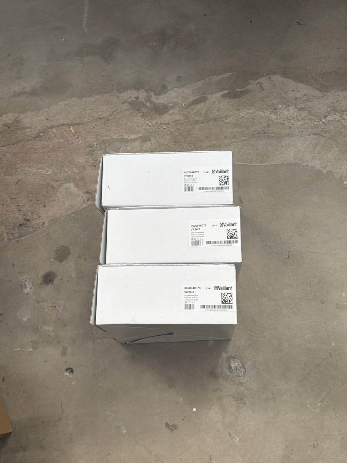 3x Vaillant VR90/3 afstandsbediening 0020040079 nieuw, Ophalen of Verzenden, Nieuw, Thermostaat