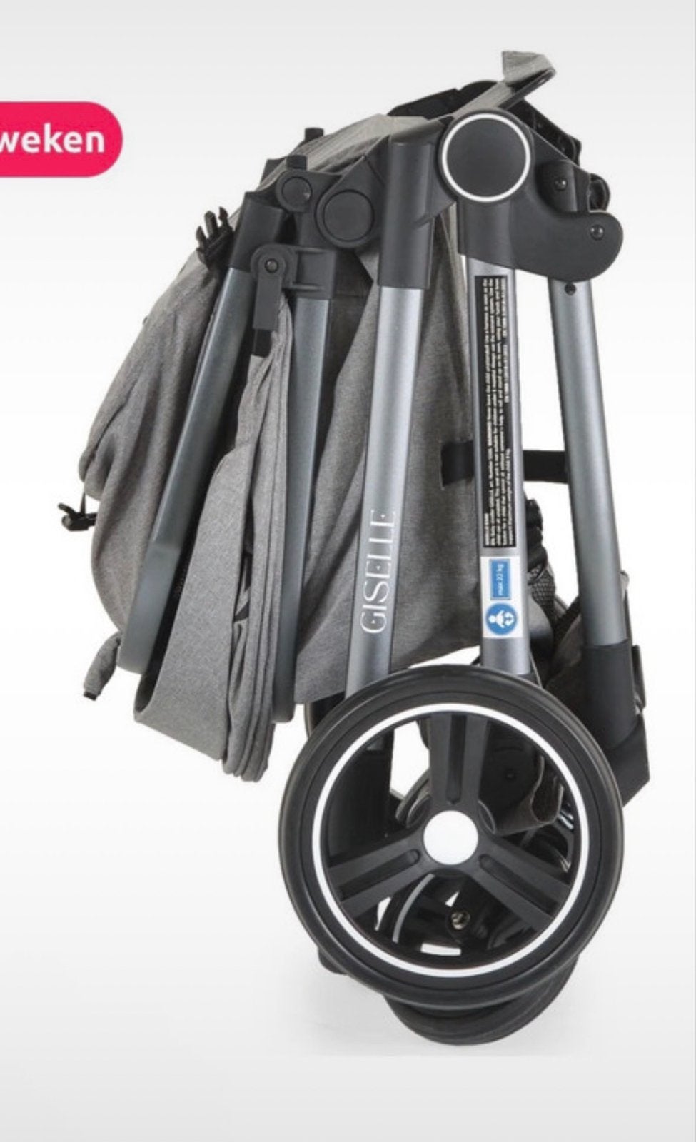 Zo goed als nieuwe kinderwagen - slechts 1x gebruikt!, Ophalen of Verzenden, Zo goed als nieuw, Kinderwagen, Overige merken