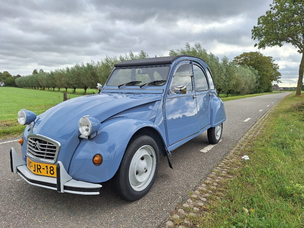 Citroën 2CV 0.6 1990 Blauw, Auto's, 602 cc, Cabriolet, Blauw, 29 pk