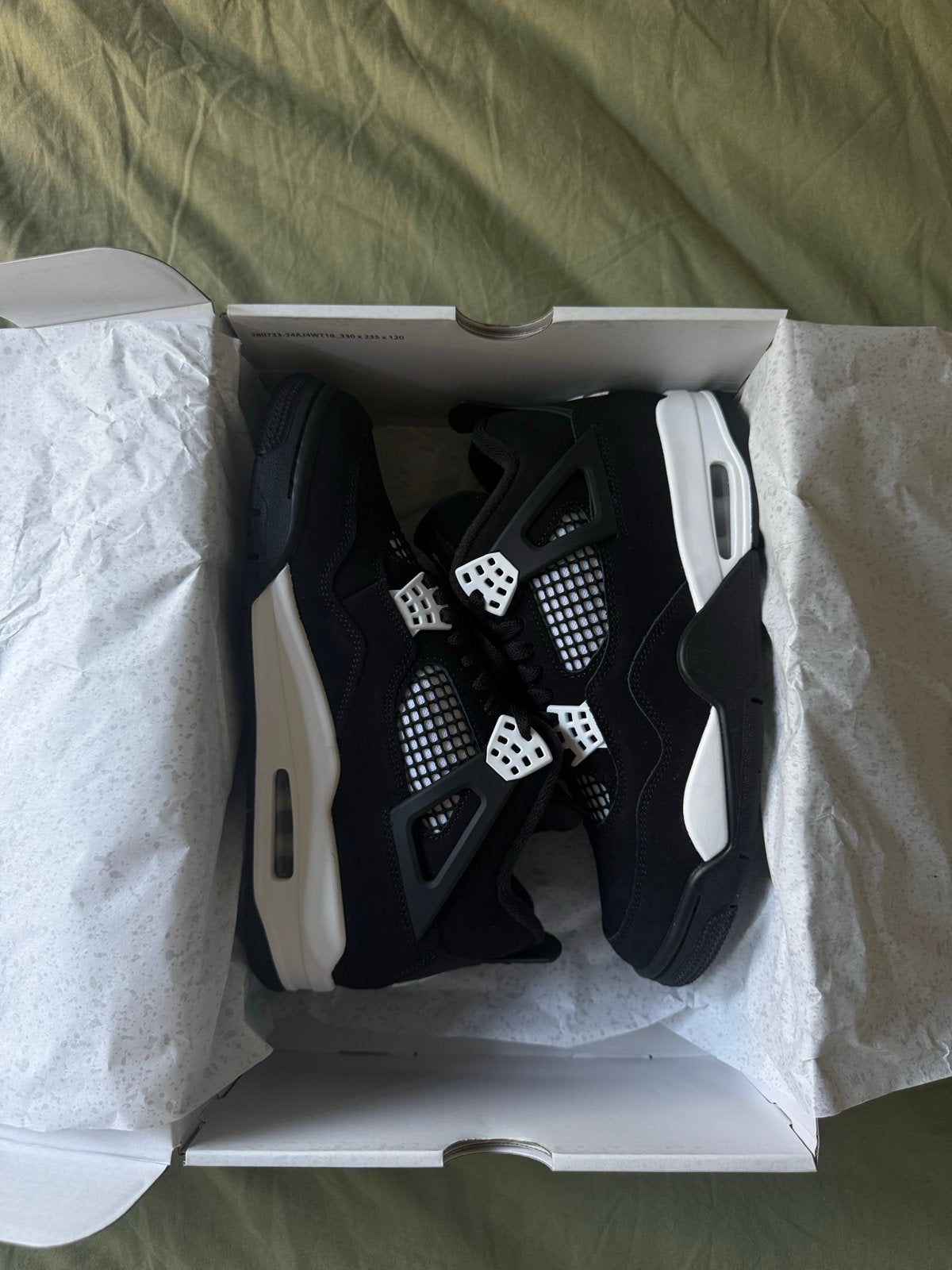 Nike Air Jordan 4 Retro Black Canvas (GS), Kleding | Heren, Schoenen, Ophalen, Nieuw, Zwart, Sneakers of Gympen