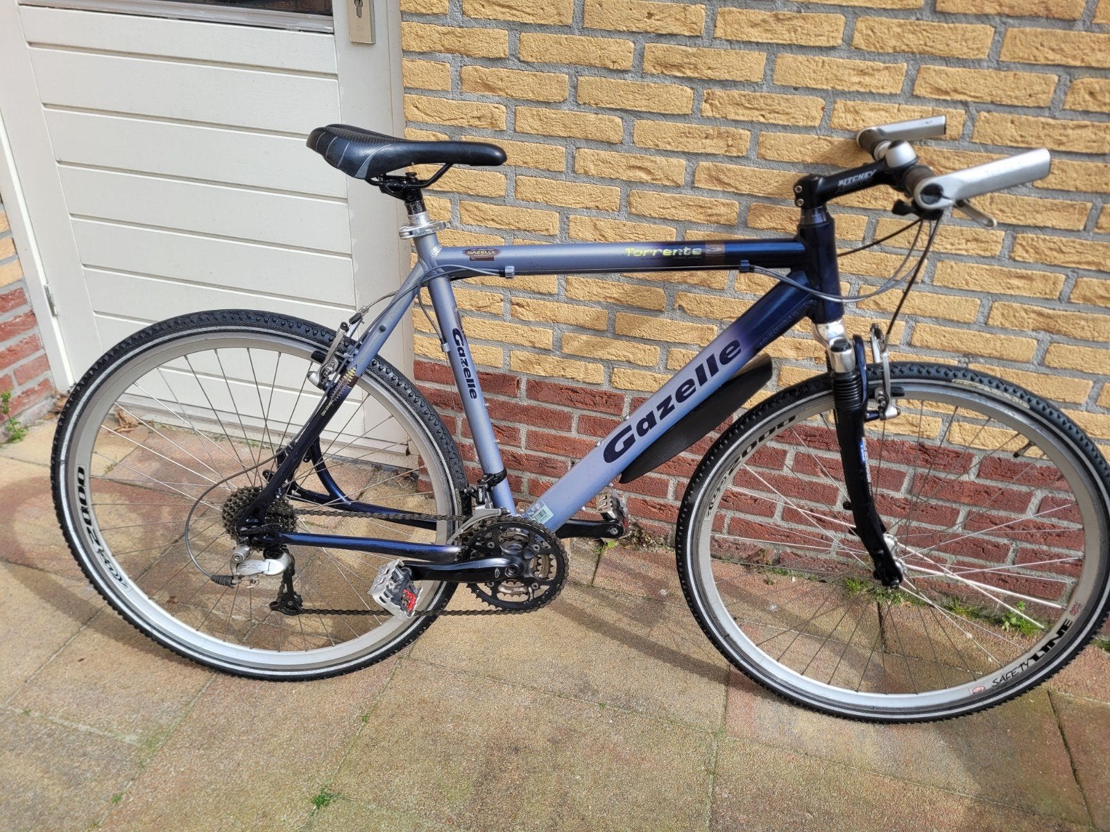 Gazelle Torrente fiets met nieuwe remblokken en buitenbanden, Gebruikt, Overige typen, Toerfiets, Ophalen of Verzenden