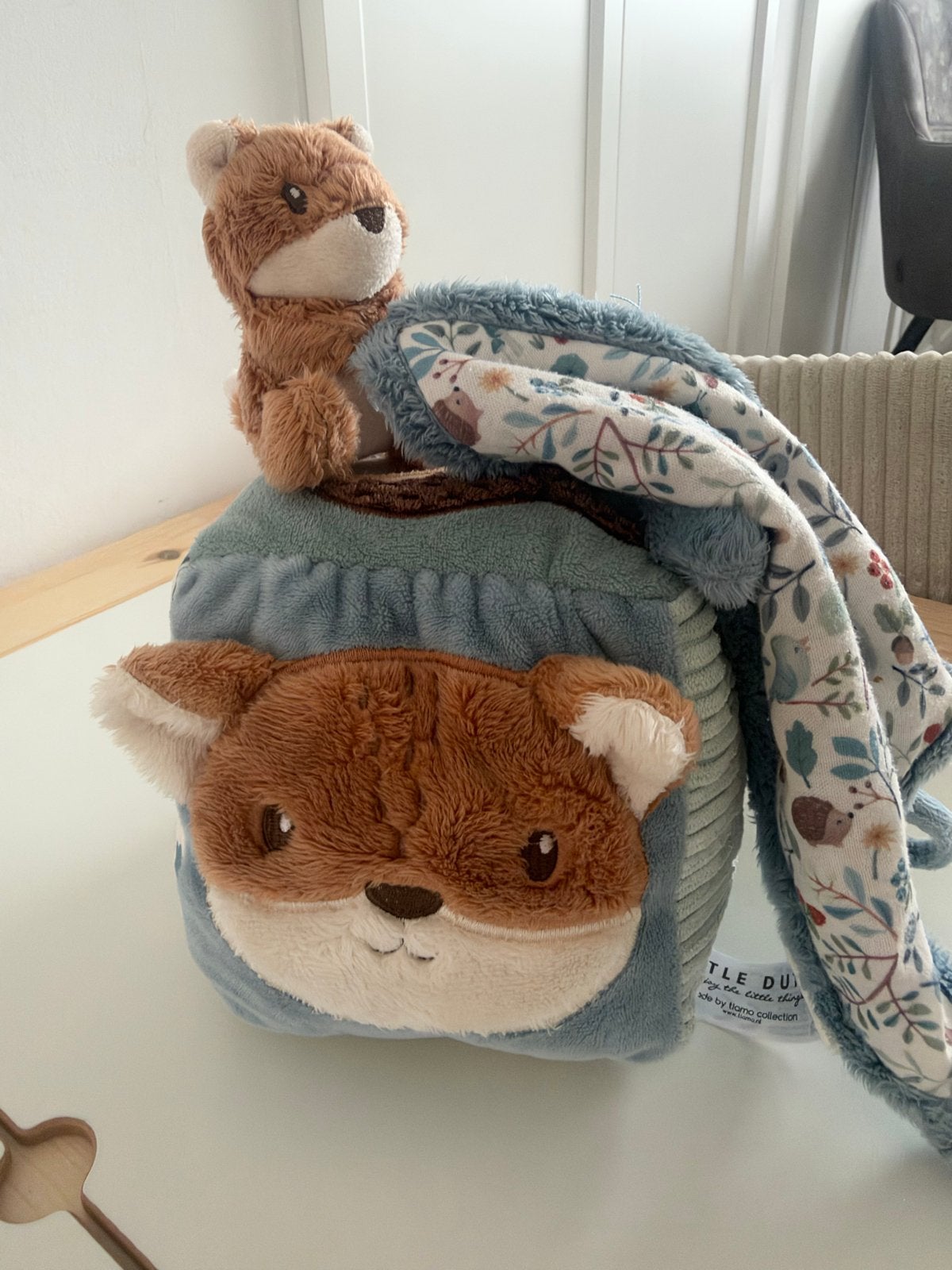 Little Dutch Speelkubus en Knuffeldoekje Vos, Kinderen en Baby's, Ophalen of Verzenden, Zo goed als nieuw, Overige typen