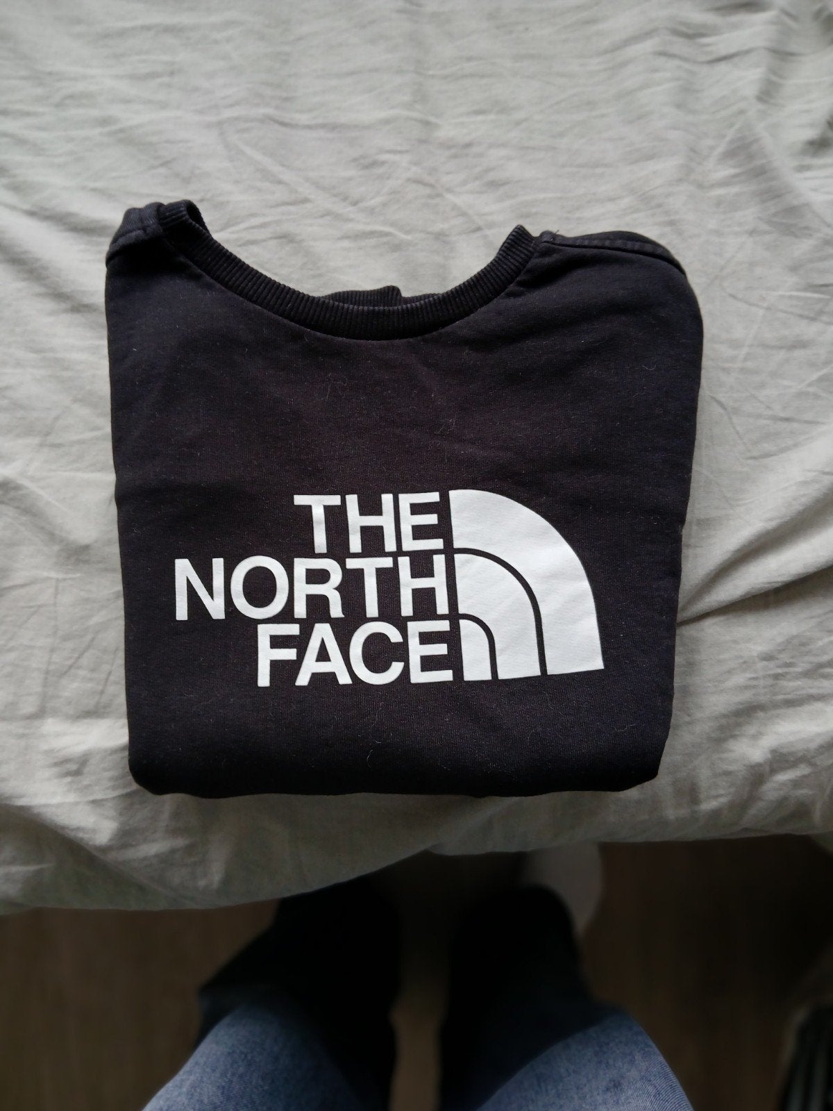 the North face trui maat 149-152 met klein gaatje zwart, Kinderen en Baby's, Ophalen, Adidas, Gebruikt, Jongen of Meisje