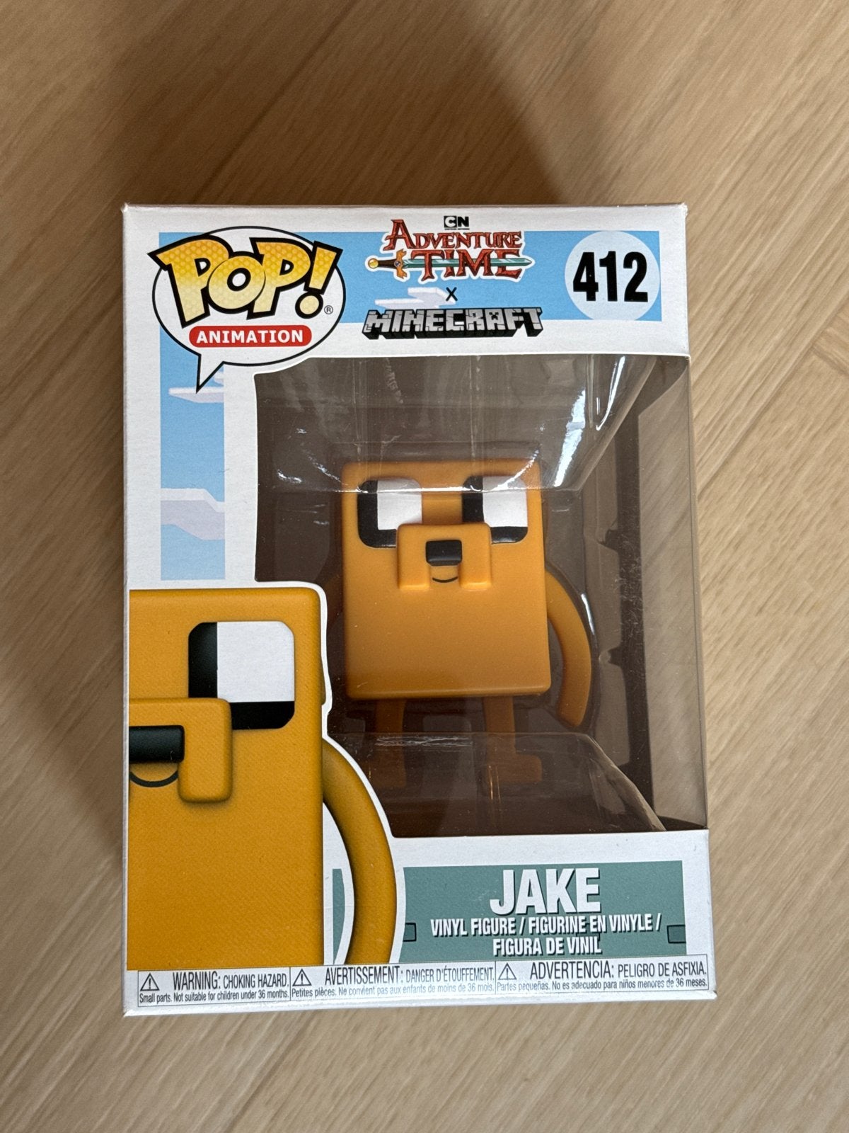 Funko Pop! Adventure Time x Minecraft - Jake #412, Ophalen of Verzenden, Nieuw