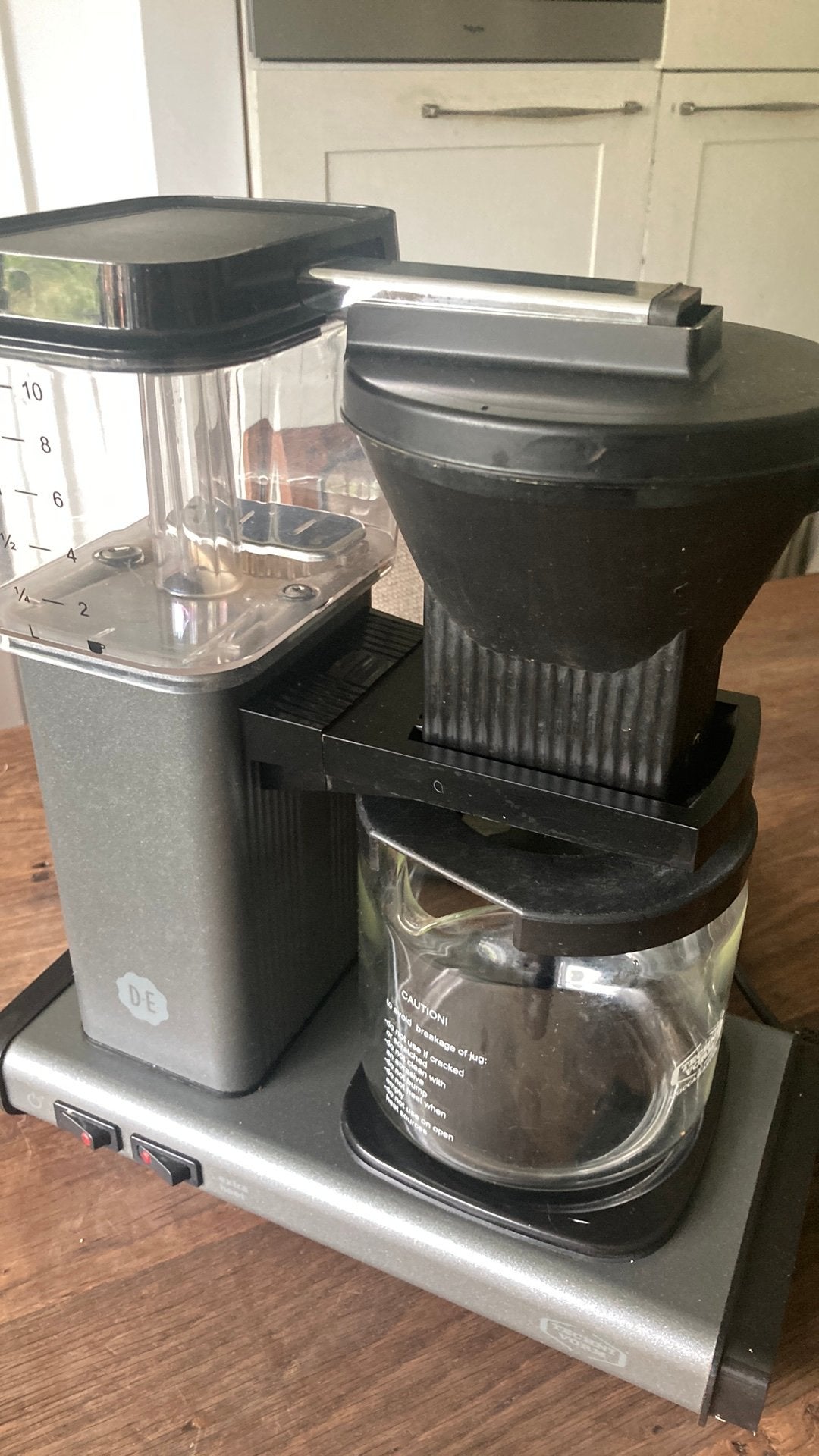 Technivorm Moccamaster Koffiezetapparaat, Witgoed en Apparatuur, Koffiezetapparaten, Afneembaar waterreservoir, Gebruikt, Koffiemachine