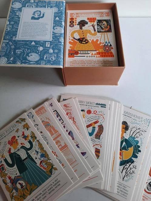 100 ansichtkaarten , woman in art . Rachel Ignotofsky NIEUW, Ophalen of Verzenden, 1980 tot heden, Ongelopen, Overige thema's