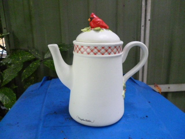 theepot Marjolein Bastin,Blauwe theepot,bordjes kopjes, Overige typen, Ophalen of Verzenden, Zo goed als nieuw, Overige stijlen