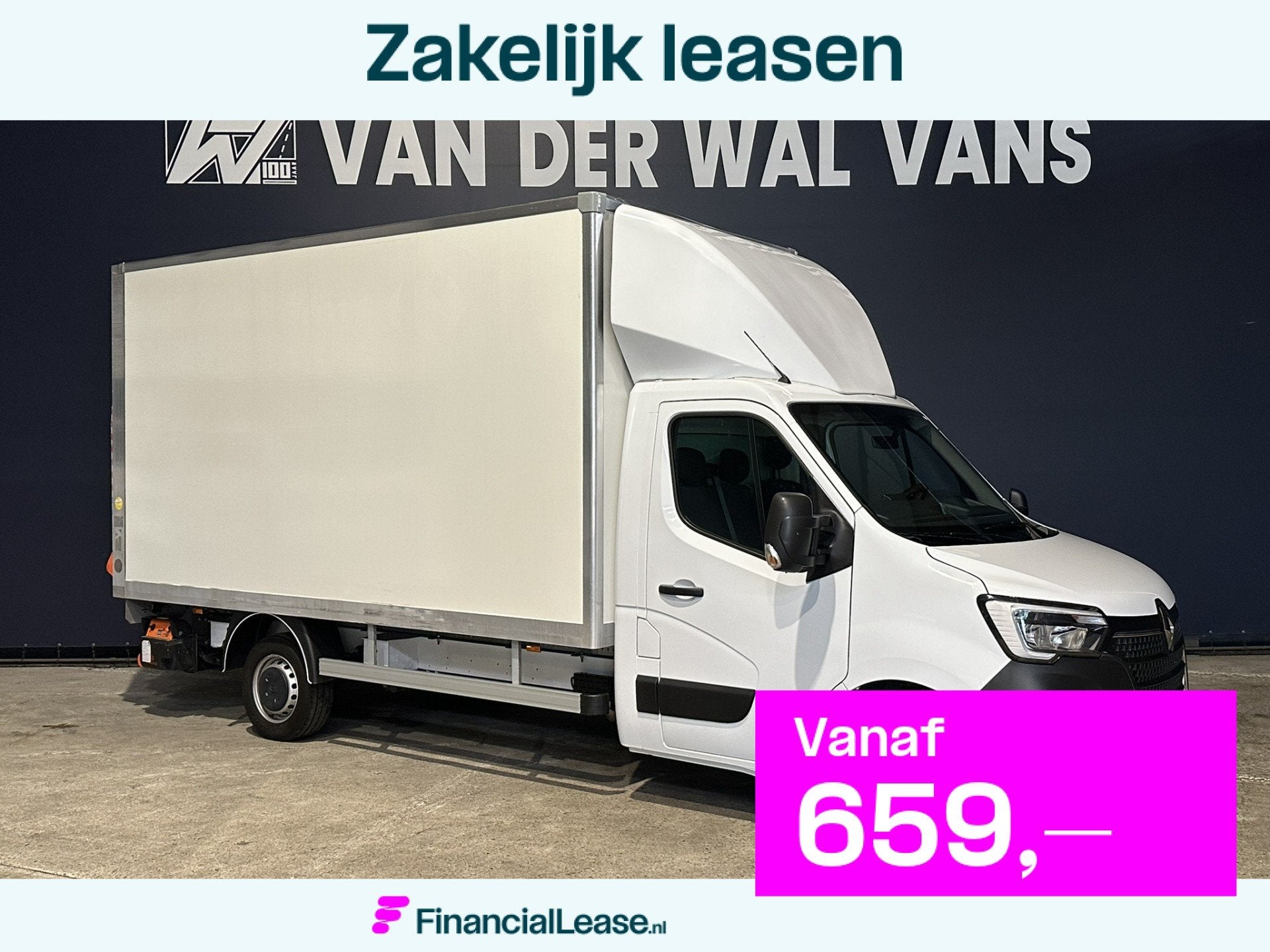 Renault Master 2.3 dCi 146pk Bakwagen 222cm Hoog Laadklep Eu, 145 pk, Euro 6, 4 cilinders, Renault