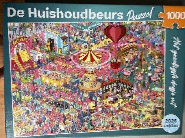 Jan van Haasteren Huishoudbeurs editie 2026, Ophalen of Verzenden, 500 t/m 1500 stukjes, Zo goed als nieuw, Legpuzzel