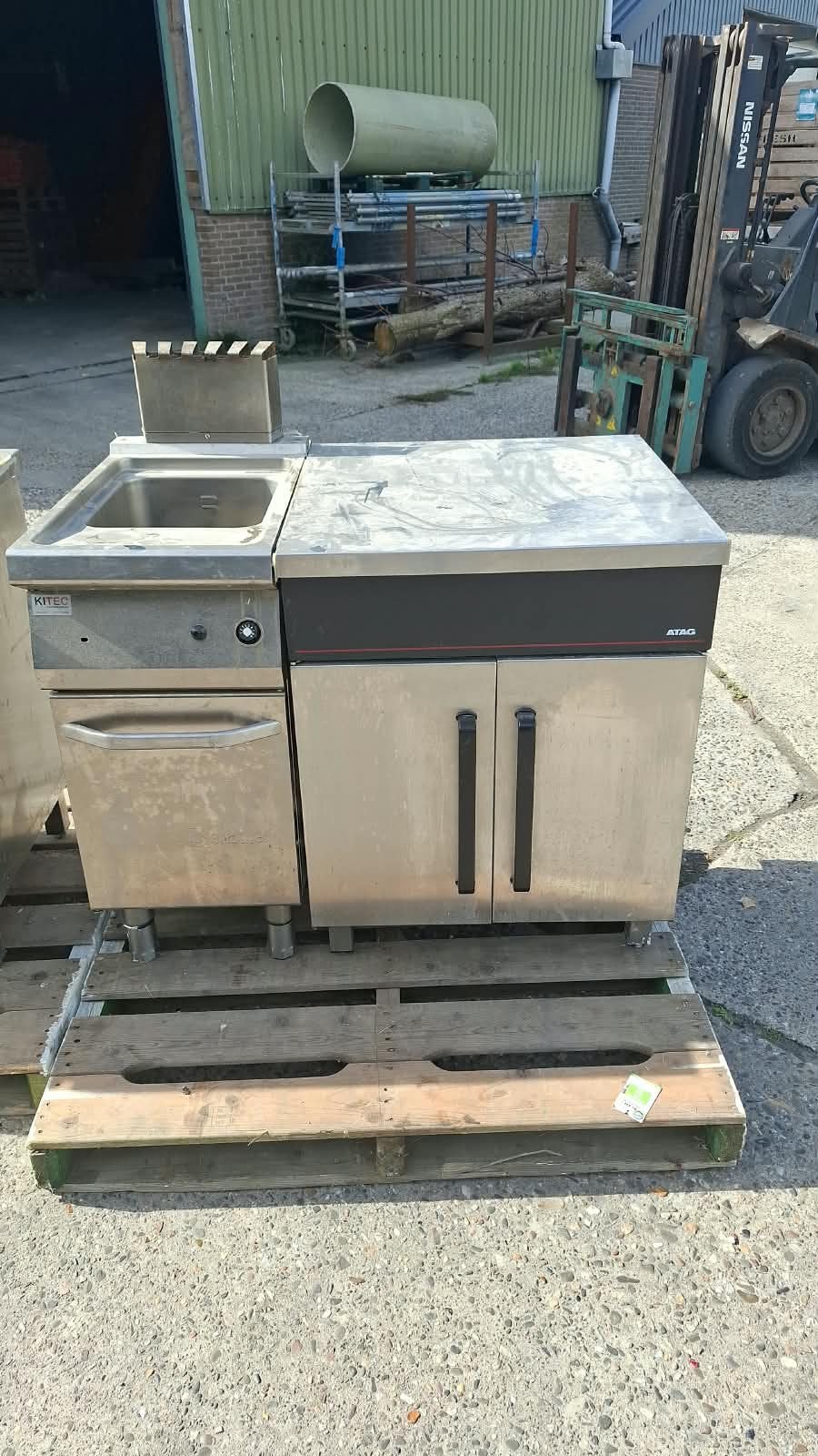 Horeca keuken, Ophalen, Gebruikt, 25 tot 50 cm, Minder dan 100 cm