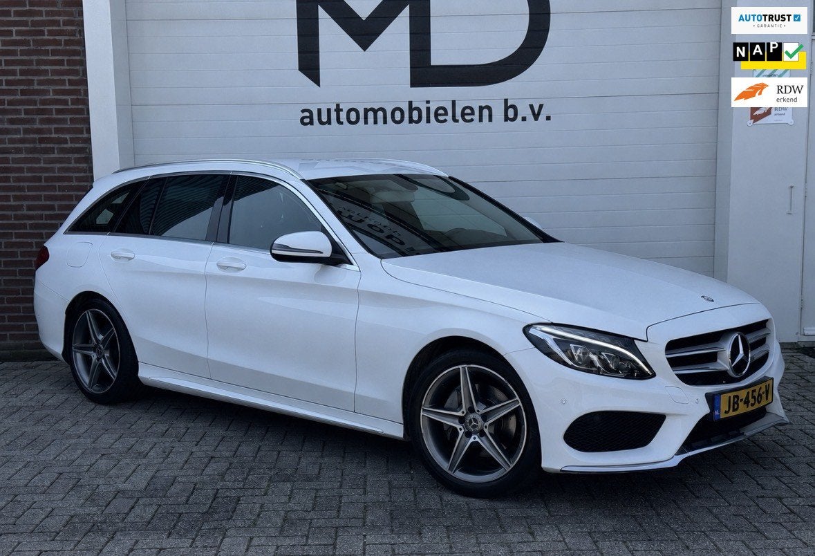 Mercedes-Benz C-klasse Estate 200 Ambition AMG - LED - NAP, 745 kg, Achterwielaandrijving, Gebruikt, 4 cilinders
