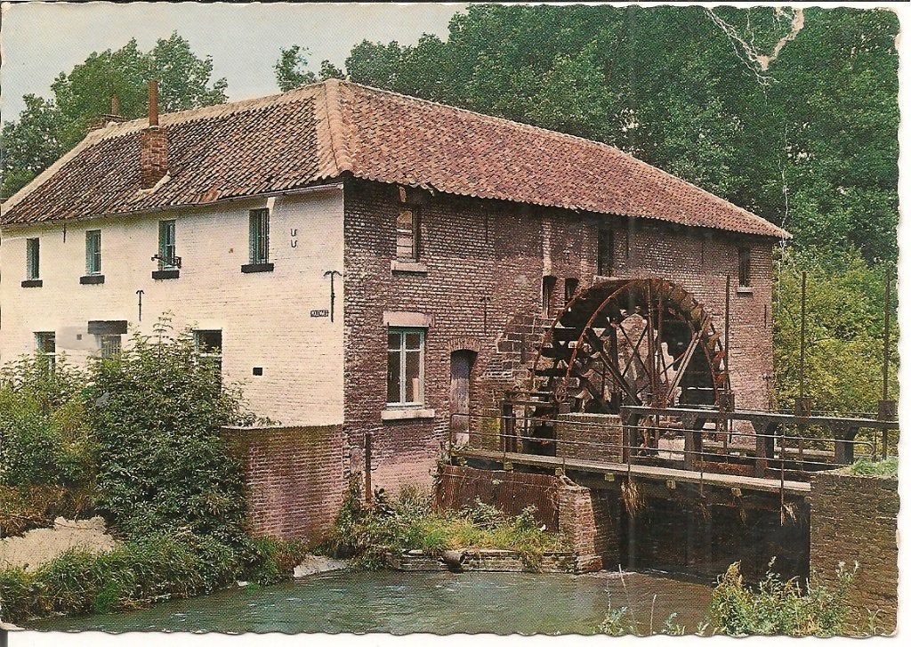 Ophoven molen Sittard - Oude Ansichtkaart, Ophalen of Verzenden, 1940 tot 1960, Gelopen, Limburg