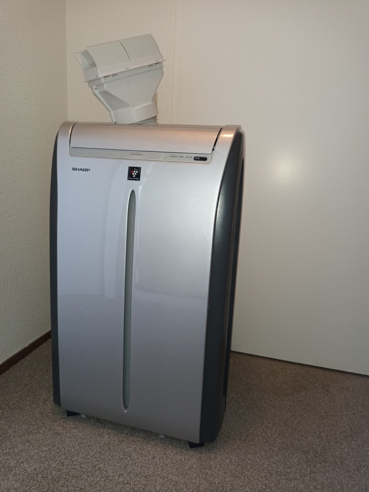 Sharp Mobiele Airco CV-P10PR - Koelen en Ontvochtigen, Witgoed en Apparatuur, Airco's, Minder dan 60 m³, 3 snelheden of meer, Ophalen of Verzenden