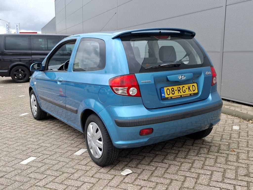 Hyundai Getz 1.3i GL Cool 3D Nw Koppeling & APK ✅, Metallic lak, 4 cilinders, Blauw, Origineel Nederlands