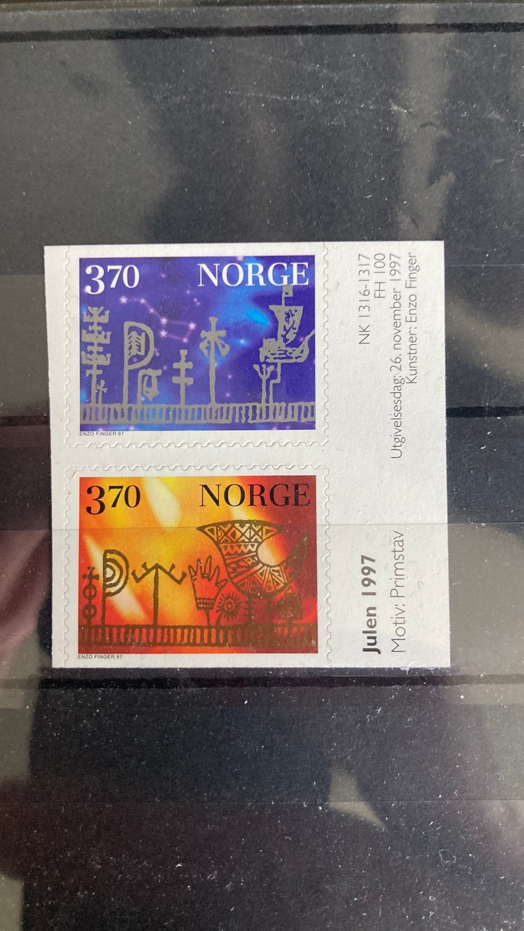 Noorwegen 1265/66 kerst postfris/1590, Ophalen of Verzenden, Noorwegen
