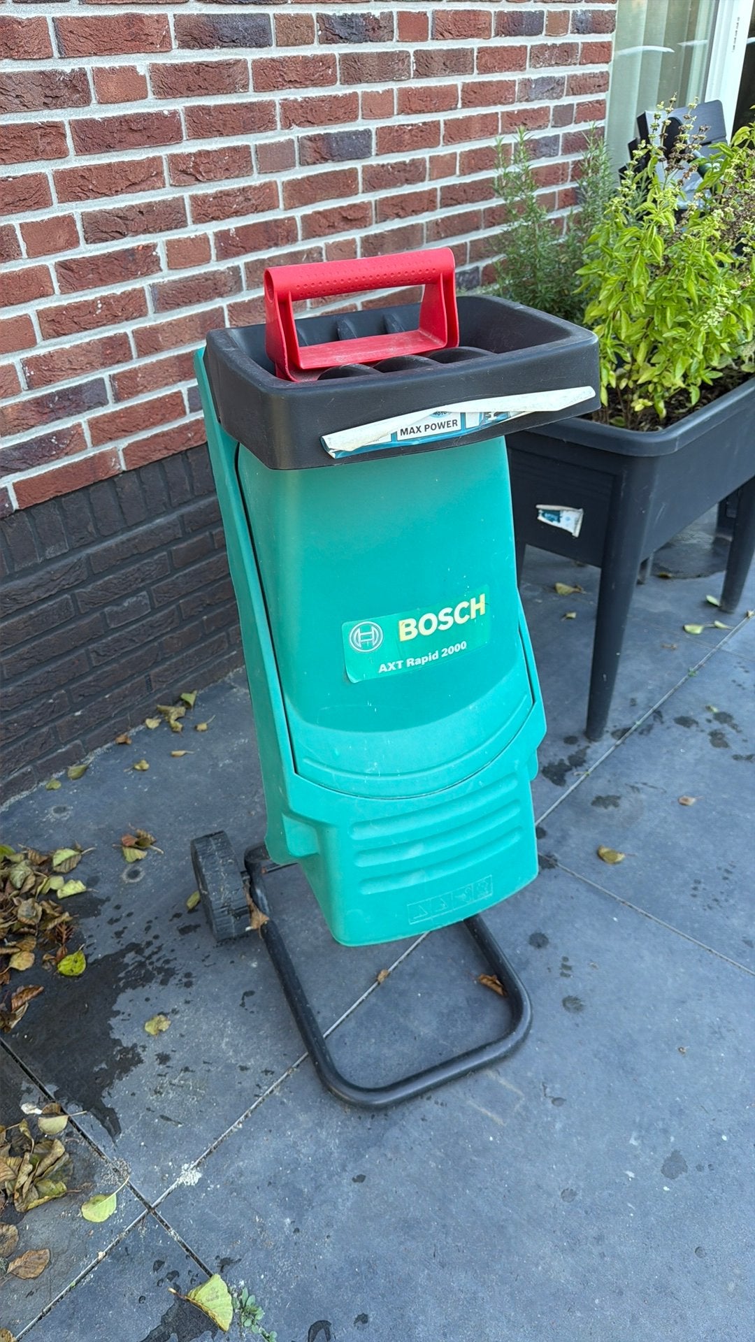 Bosch versnipperaar axt rapid 2000w, Ophalen of Verzenden, Gebruikt, Elektrisch