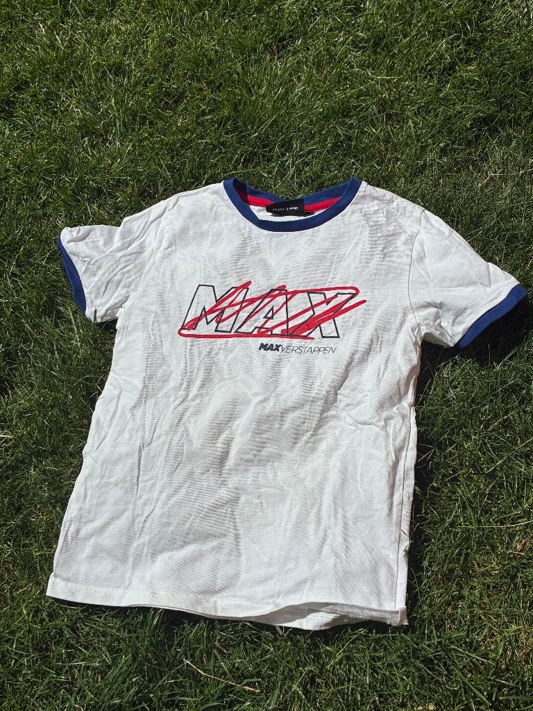 Wit Max Verstappen T-shirt, Verstappen.com, Jongen of Meisje, Nieuw, Ophalen of Verzenden