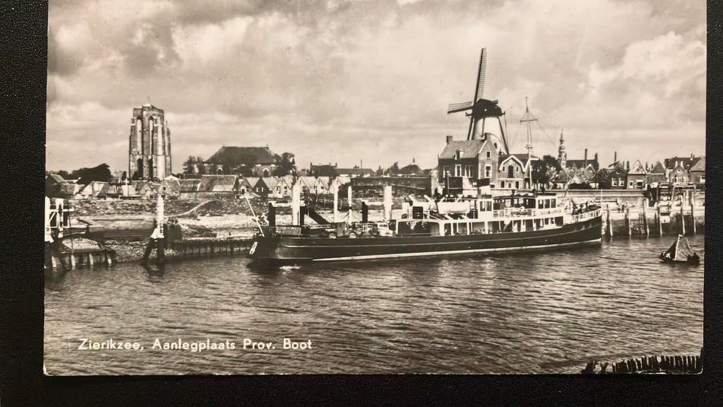Zierikzee - PSD veerboot  Prins Willem I, Ophalen of Verzenden, 1940 tot 1960, Zeeland