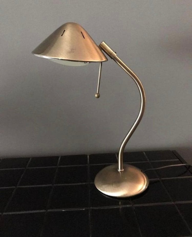 Vandeheg Bureaulamp, Ophalen of Verzenden, Zo goed als nieuw, Metaal