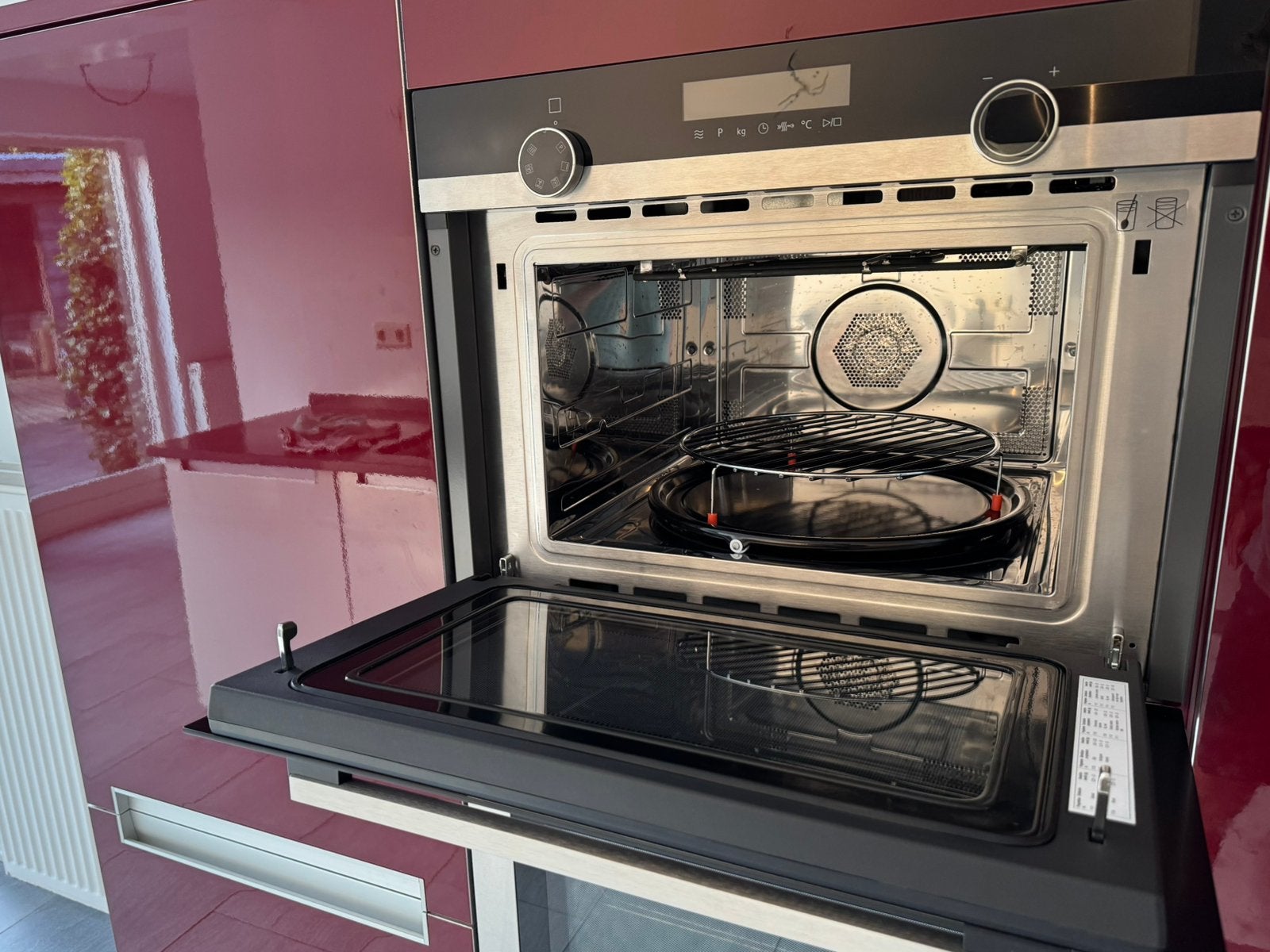 Siemens inbouw combimagnetron CM585AMS0, 2022 - als nieuw, Witgoed en Apparatuur, Ophalen, 45 tot 50 cm, Siemens, Inbouw