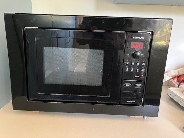 Siemens inno-wave (inbouw)magnetron HF 17566 zwart  z.g.a.n., Witgoed en Apparatuur, Magnetrons, Ophalen, Tussenbouw, Draaiplateau