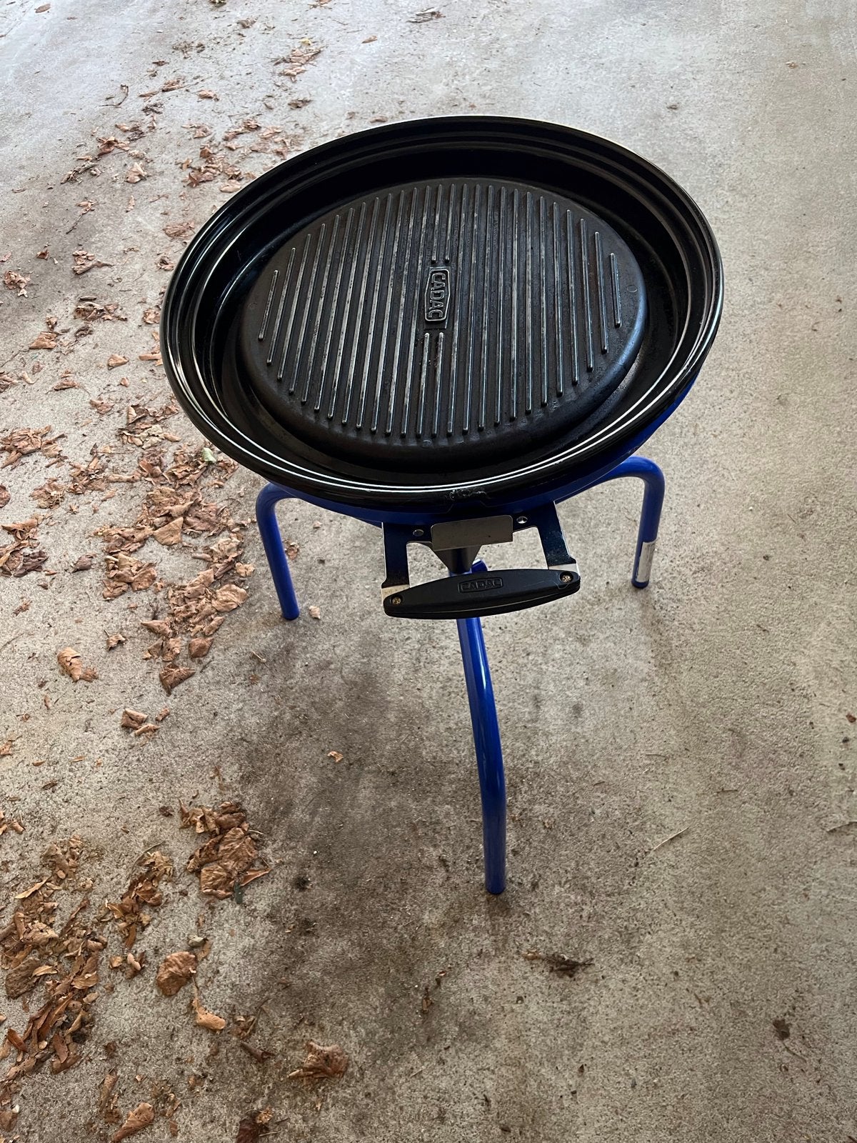 Cadac Skottelbraai met wokpan, bakplaat en gasdrukregelaars, Ophalen of Verzenden, Gebruikt