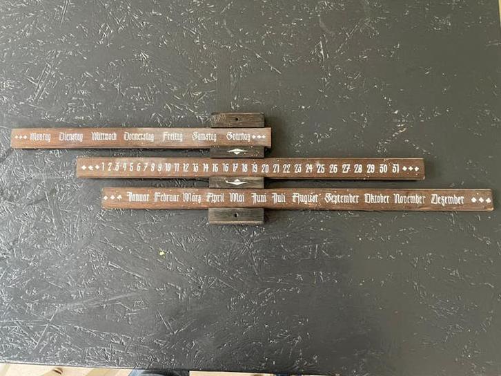 Duitstalige eeuwigdurende kalender, Ophalen of Verzenden