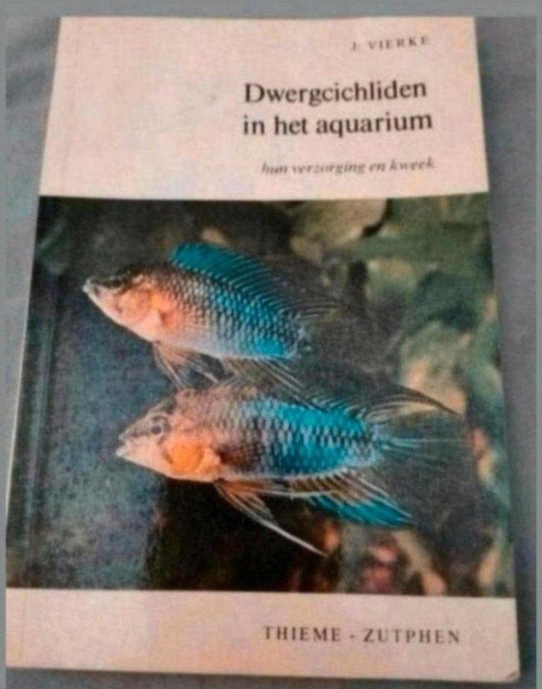 Dwergcichliden in het aquarium - J. Vierke, Ophalen of Verzenden, Gelezen, Overige onderwerpen, J. Vierke