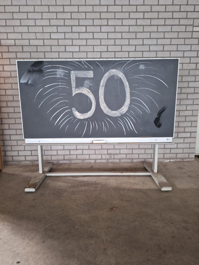 Schoolbord/Krijtbord, Ophalen of Verzenden, Krijtbord