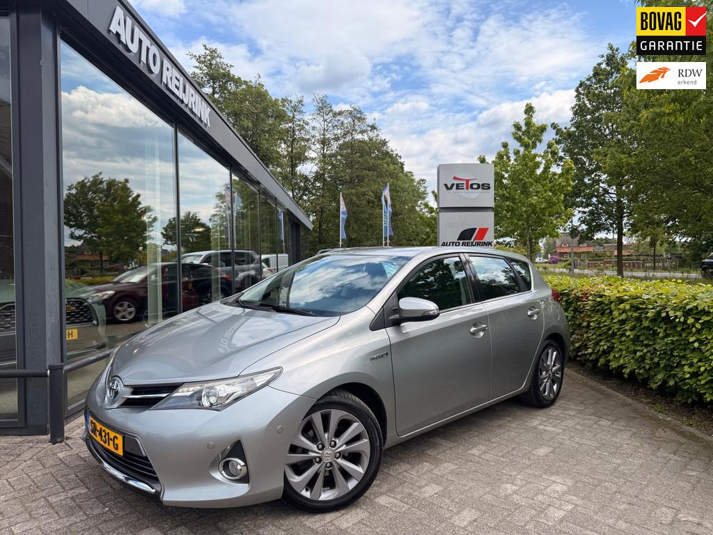 Toyota Auris 1.8 Hybrid Lease, trekhaak, stoel verwarming, p, Euro 5, Stof, Gebruikt, Zwart