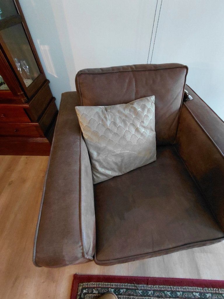 Fauteuil, Huis en Inrichting, Fauteuils, Ophalen, Overige materialen, Gebruikt, 75 tot 100 cm