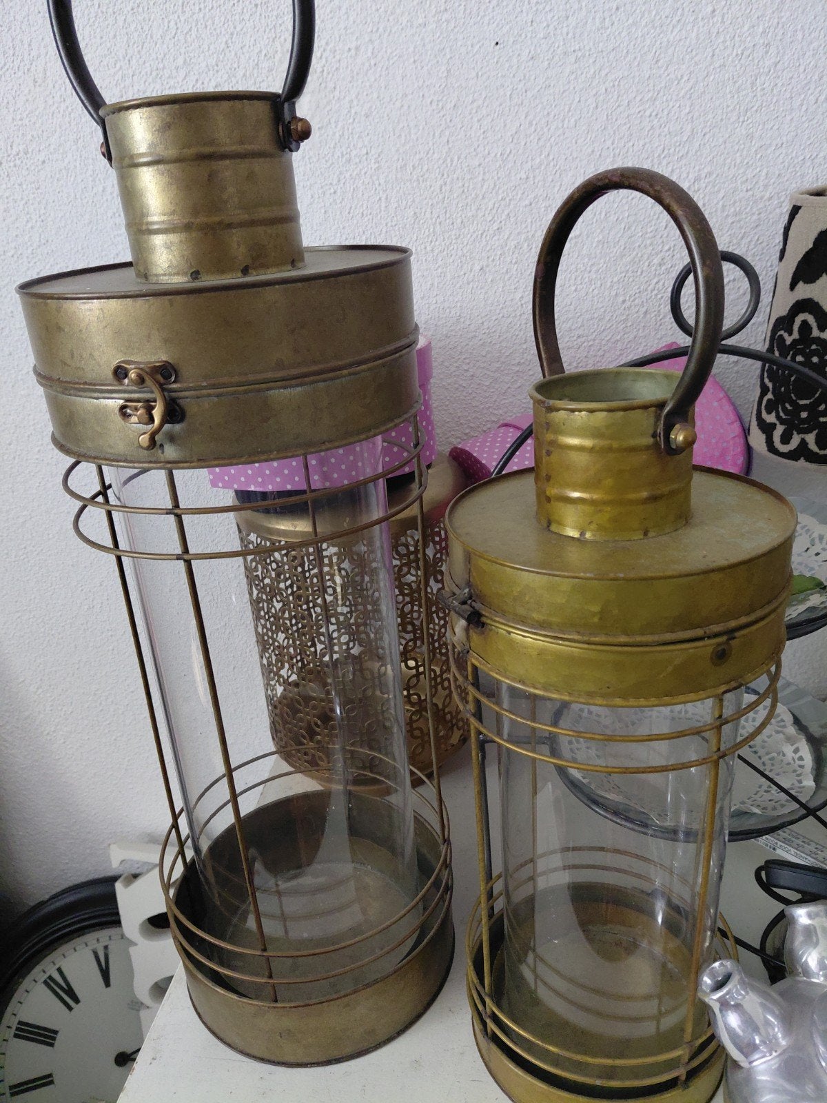 2mooie lantaarns, Ophalen of Verzenden, Overige materialen, Minder dan 25 cm