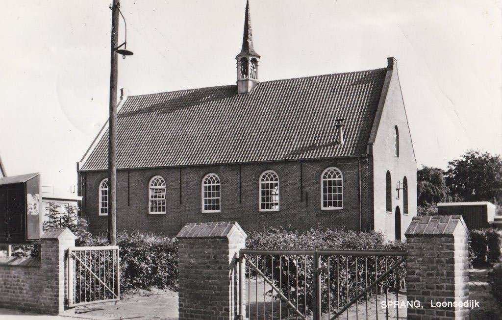 sprang capelle  loonsedijk   kerk, Ophalen of Verzenden, Voor 1920, Noord-Brabant