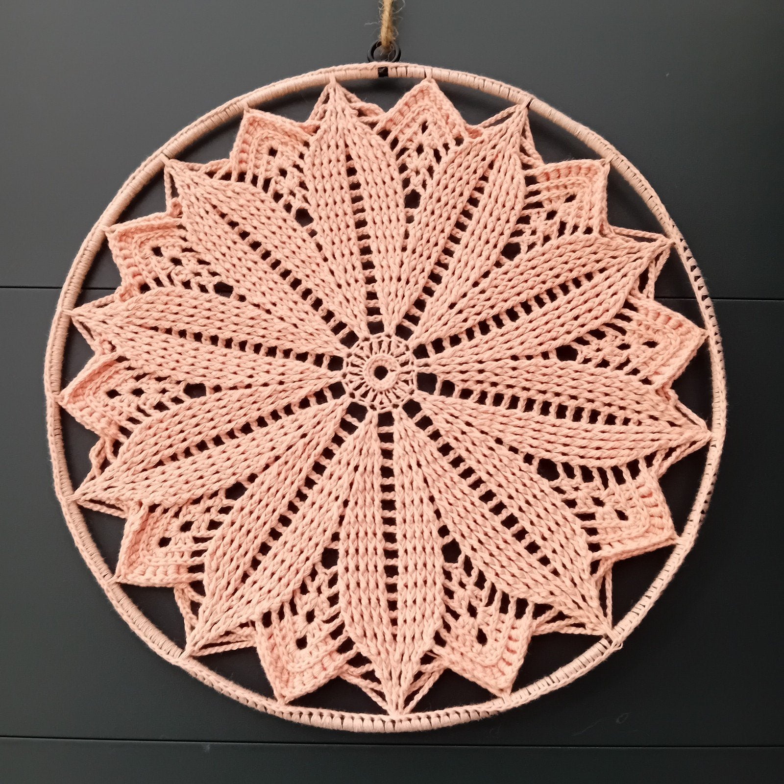 Gehaakte mandala, Hobby en Vrije tijd, Ophalen of Verzenden, Nieuw, Haken, Overige typen