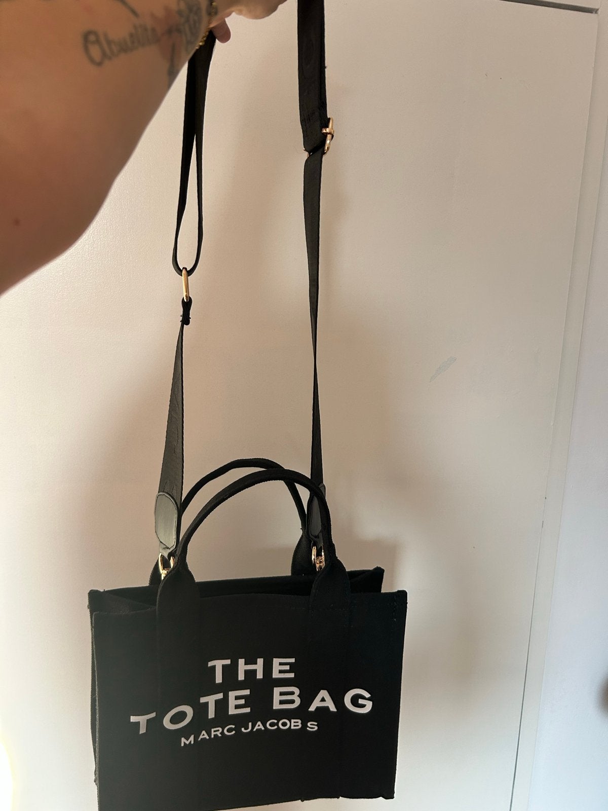 Marc Jacobs The Tote Bag - Zwart nieuw, Ophalen, Zo goed als nieuw, Zwart, Handtas