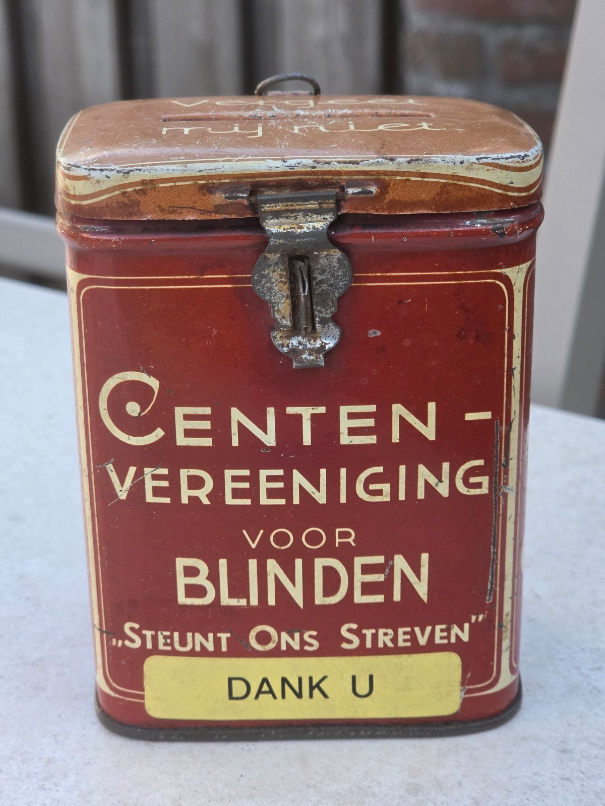 Missiebus Centen Vereeniging voor Blinden, Ophalen of Verzenden, Gebruikt, Overige