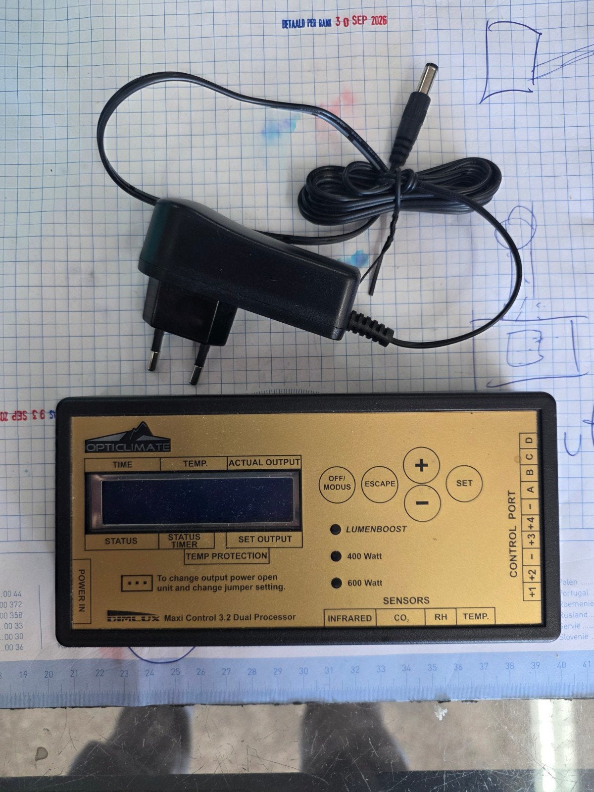 Dimlux OptiClimate Maxi Controller, Ophalen of Verzenden, Zo goed als nieuw