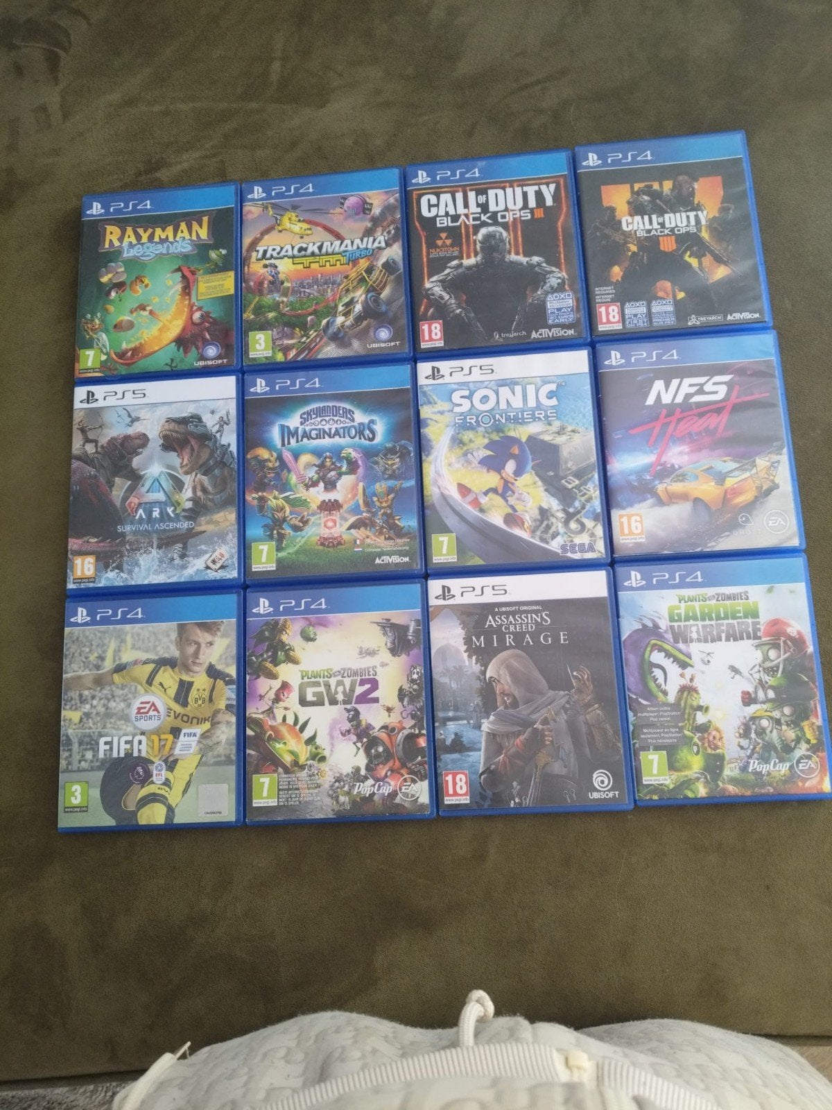Diverse PS4 en PS5 games - Rayman, CoD, Sonic, AC Mirage, Ophalen, Online, Gebruikt, Overige genres