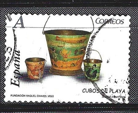 Sp 284 - 2008 - Spanje/Speelgoed, Postzegels en Munten, Postzegels | Europa | Spanje, Verzenden, Gestempeld