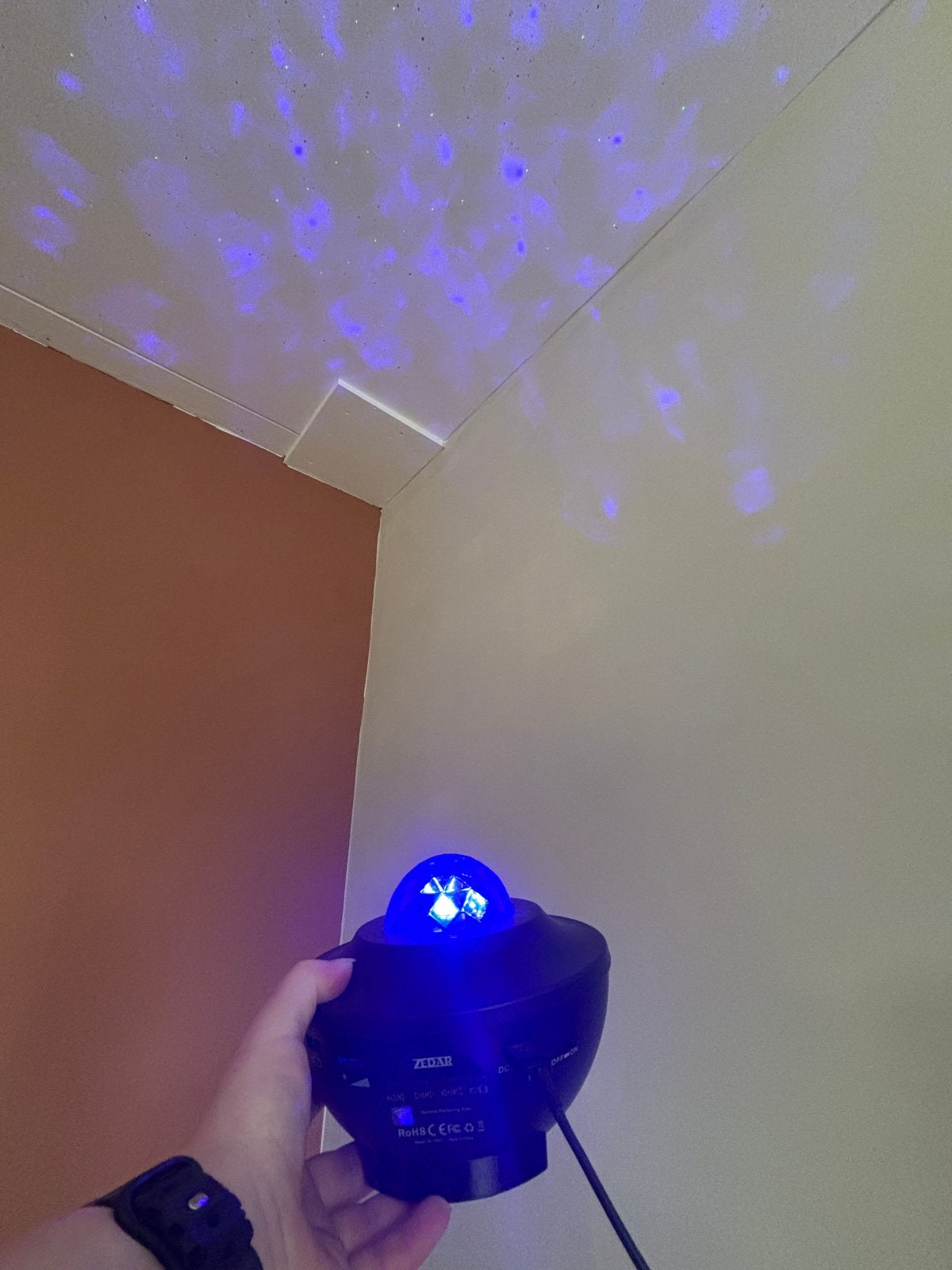 Zedar Sterren Projector Lamp - Met Afstandsbediening, Overige merken, Gebruikt, Kunststof, Zwart