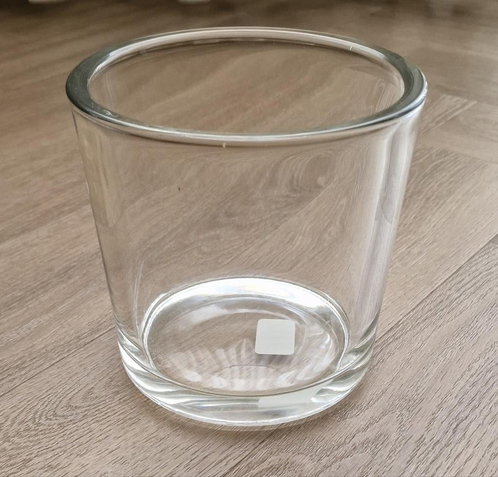3 nw. glazen deco-/ bloempotten/ kommen voor vele doeleinden, Overige kleuren, Nieuw, Ophalen of Verzenden, Glas